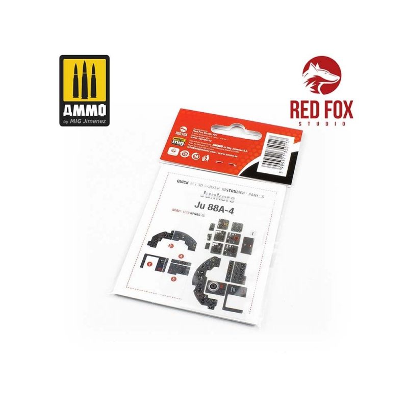 1/32 Junkers Ju 88A-4 (for Revell kit) Red Fox Studio SQS-32012
