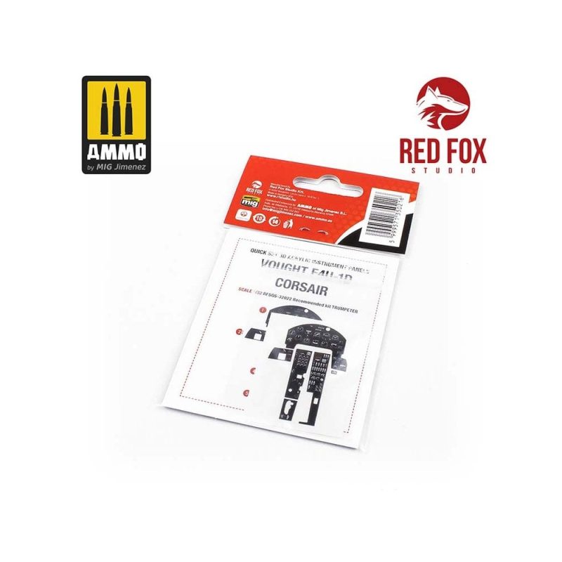 1/32 Vought F4U-1D Corsair (for Trumpeter kit) Red Fox Studio SQS-32022