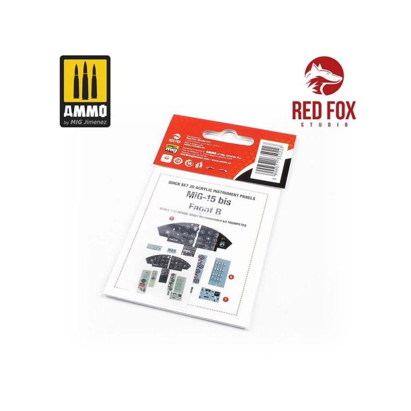 1/32 MiG-15 bis Fagot B (for Trumpeter kit) Red Fox Studio SQS-32023