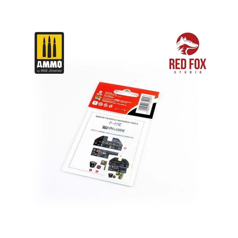 1/32 P-40E Warhawk (for Trumpeter kit) Red Fox Studio SQS-32025