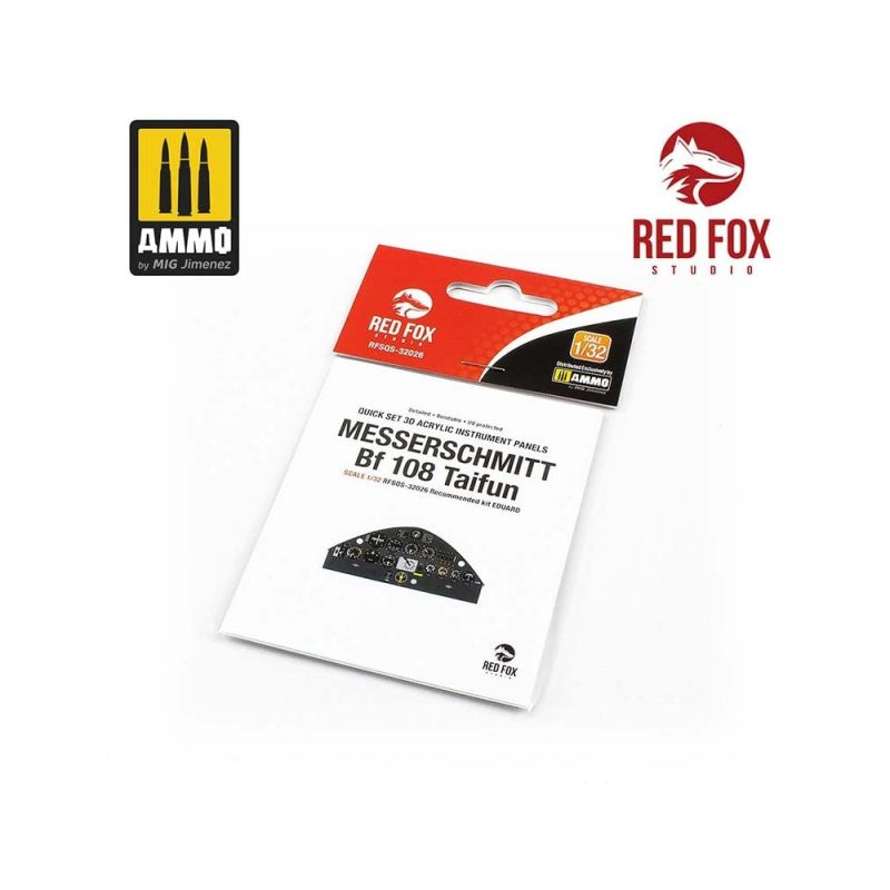1/32 Messerschmitt Bf 108 Taifun (for Eduard kit) Red Fox Studio SQS-32026