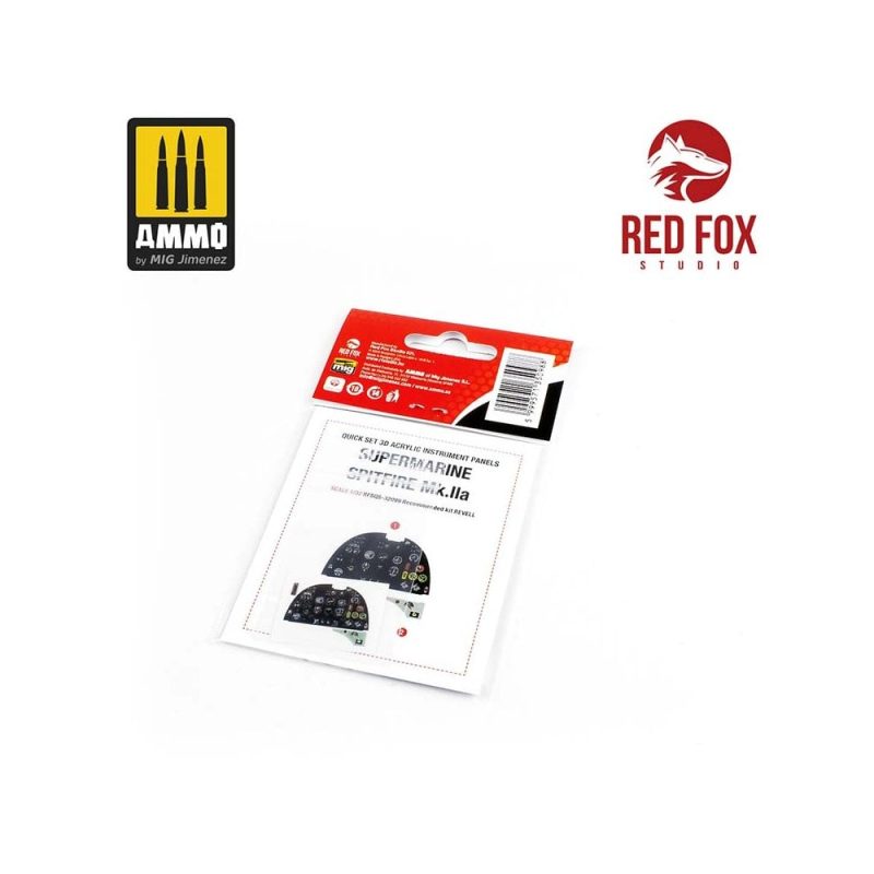 1/32 Supermarine Spitfire Mk.Iia (for Revell kit) Red Fox Studio SQS-32099