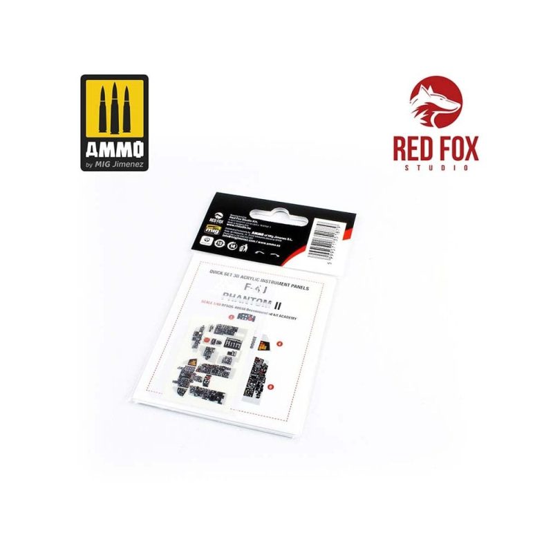 1/48 F-4J Phantom II (for Academy kit) Red Fox Studio SQS-48038