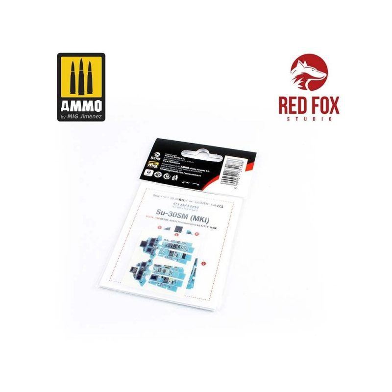1/48 Sukhoi Su-30SM (MKI) (for Kitty Hawk kit) Red Fox Studio SQS-48039