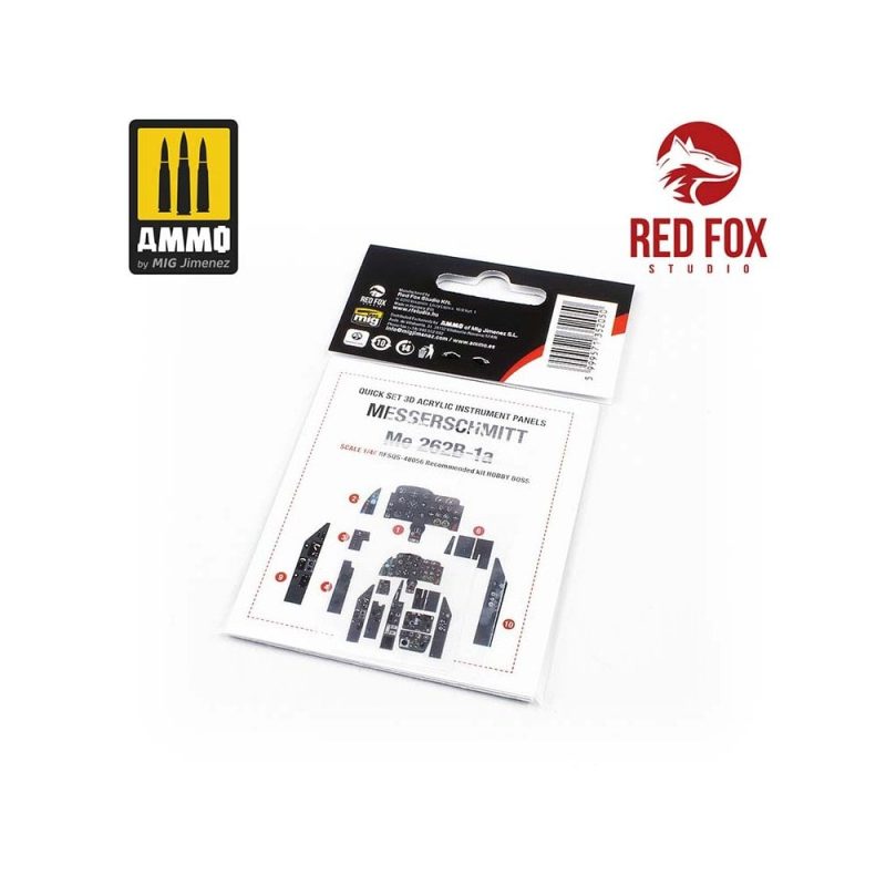 1/48 Messerschmitt Me 262B-1a (for Hobby Boss¬† kit) Red Fox Studio SQS-48056