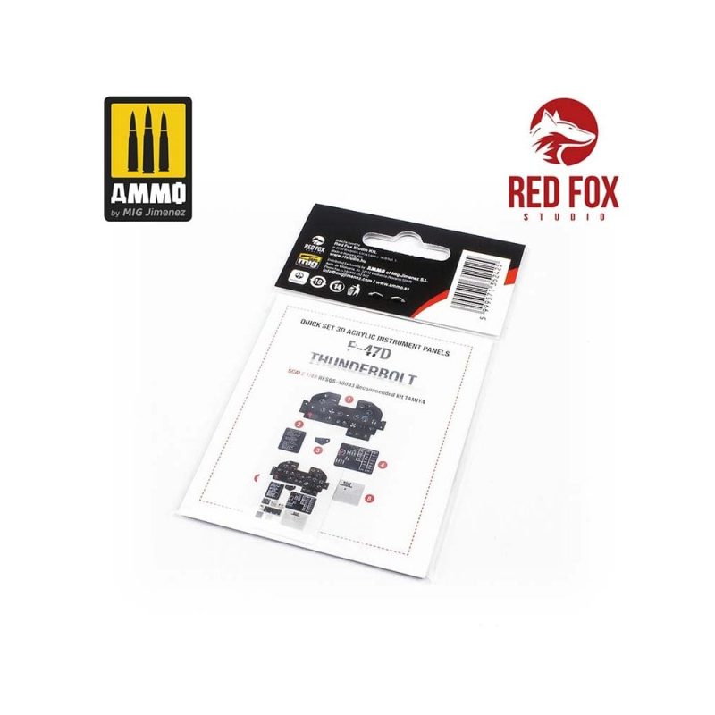 1/48 P-47D Thunderbolt (for Tamiya kit) Red Fox Studio SQS-48093