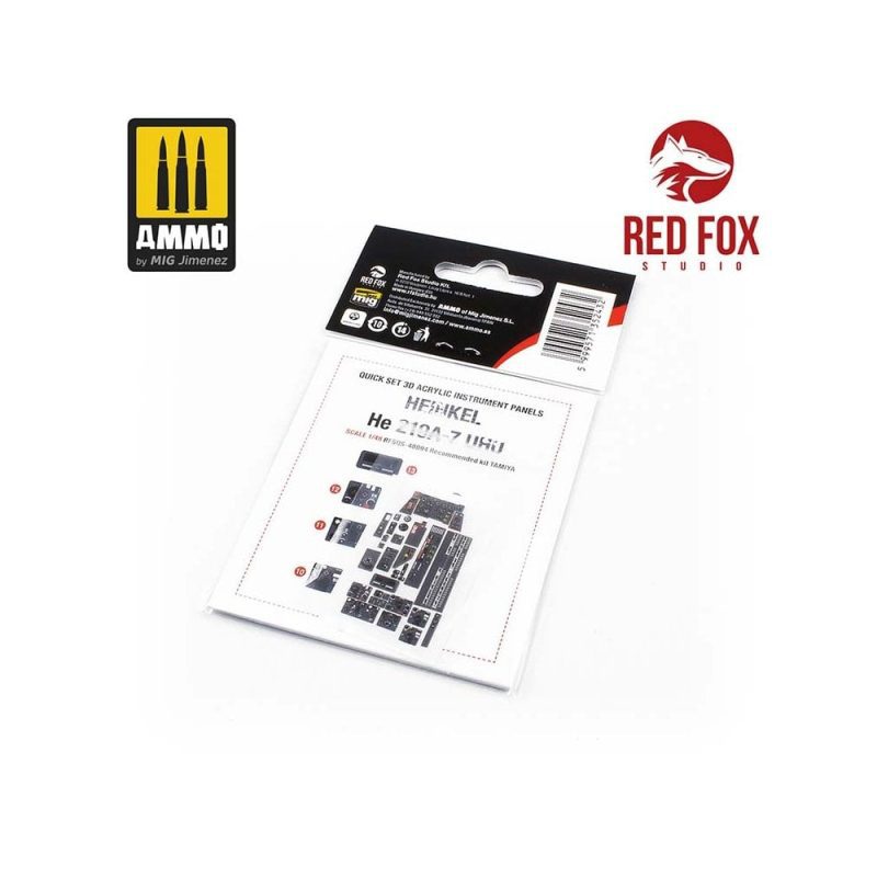 1/48 HE 219A-7 Uhu (for Tamiya kit) Red Fox Studio SQS-48094