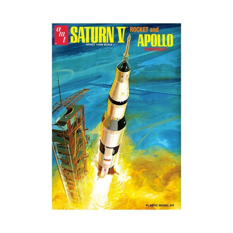 1/200 Saturn V Rocket and Apollo Spacecraft AMT 1174