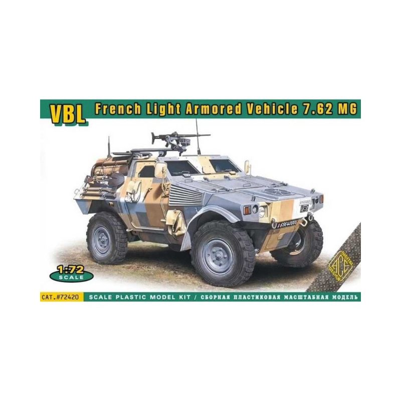 1/72 VBL French Light Armored vehicle) short ch. 7.62 MG ACE Models 72420
