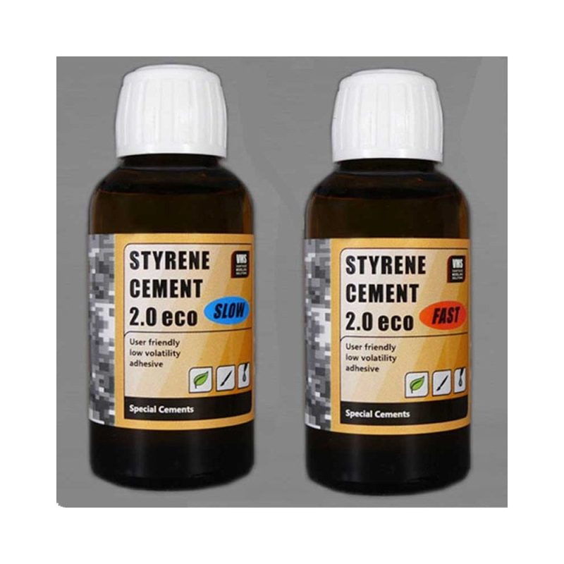 VMS 2X Styrene Cement Slow & Fast VMS.CM02.SET