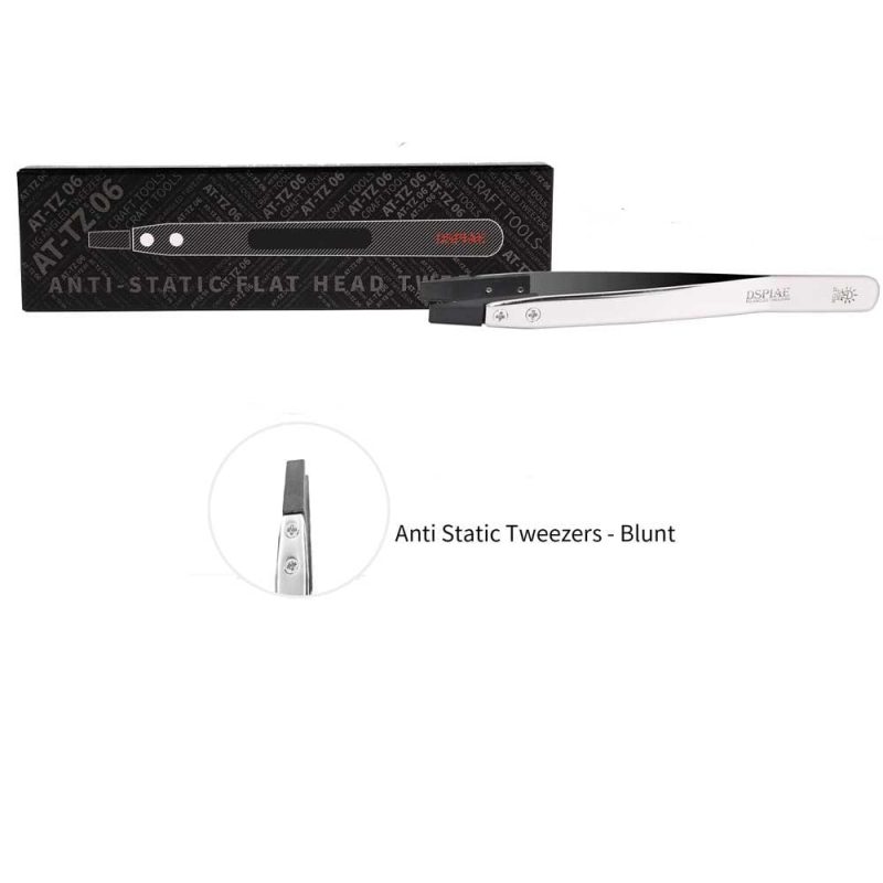DSPIAE Anti-Static Tweezers - Blunt AT-TZ06