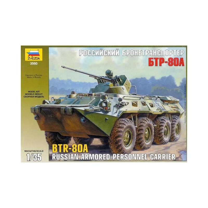 Zvezda BTR-80A Russian Armored Personnel Carrier (1/35) 3560