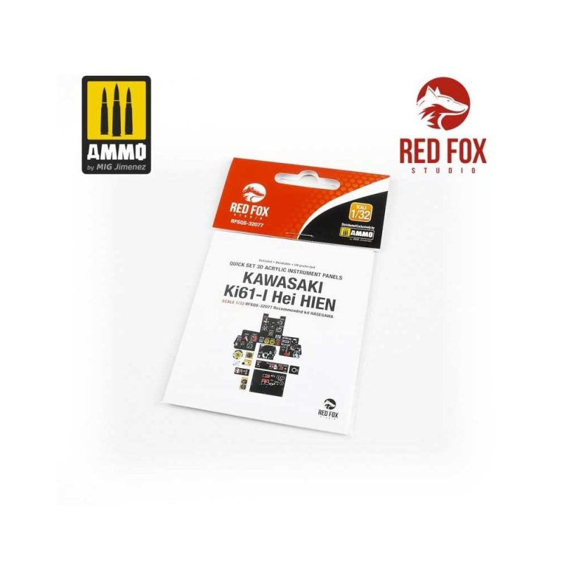1/32 Kawasaki Ki61-I Hien (for Hasegawa kit) Red Fox Studio SQS-32077