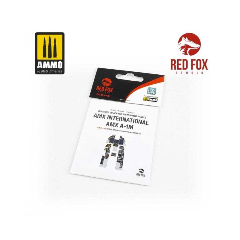 1/48 AMX A-1M (for Kinetic it) Red Fox Studio SQS-48051
