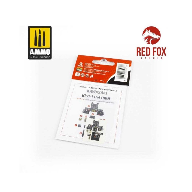 1/32 Kawasaki Ki61-I Hien (for Hasegawa kit) Red Fox Studio SQS-32077