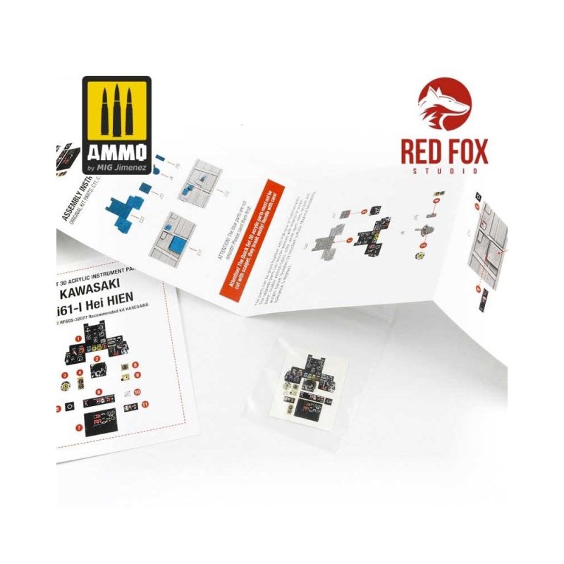 1/32 Kawasaki Ki61-I Hien (for Hasegawa kit) Red Fox Studio SQS-32077