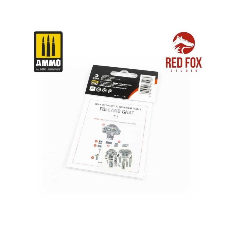 1/48 Folland Gnat T.1 (for Airfix kit) Red Fox Studio SQS-48049
