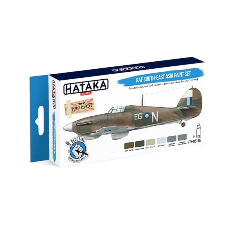 Hataka Blue Line Paint Set - South East Asia HTK-BS115