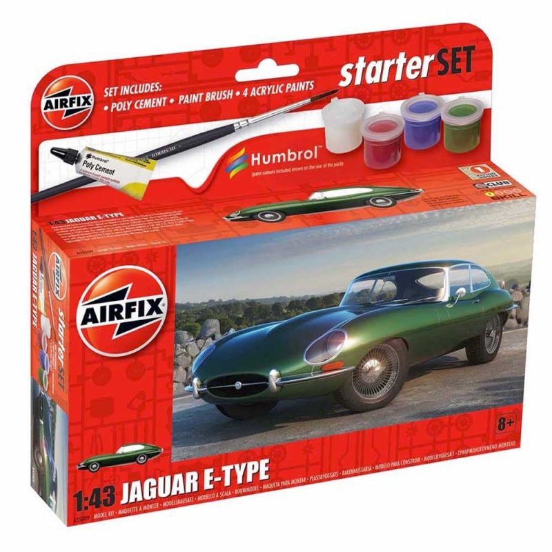 Airfix Starter Set - Jaguar E-Type (1/43) A55009