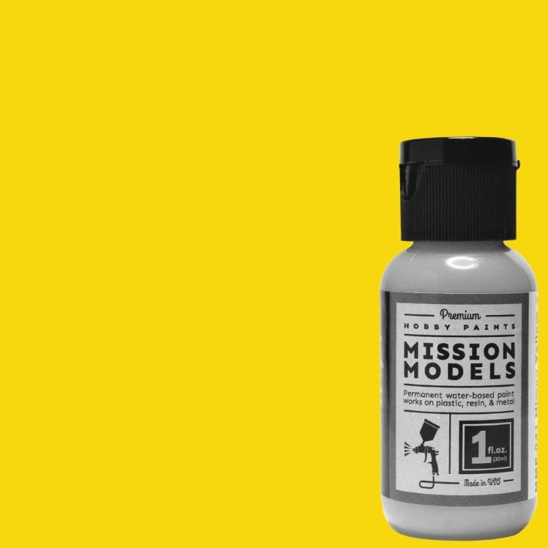 Mission Models Farm Tractor Yellow (30ml / 1oz) MMP-126