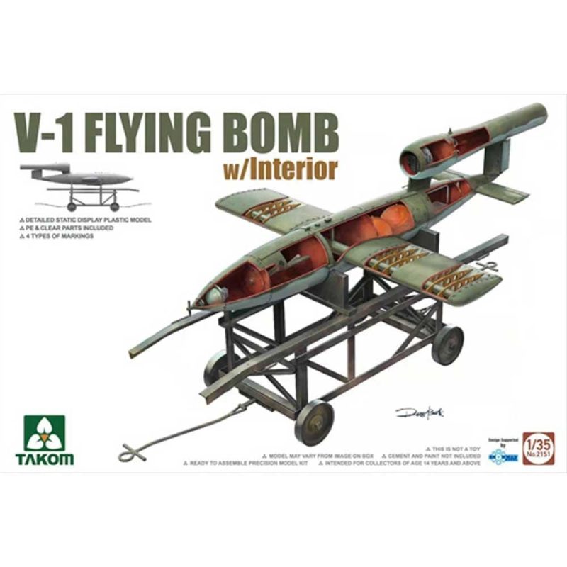 1/35 V-1 Flying Bomb w/ Interior Takom 02151
