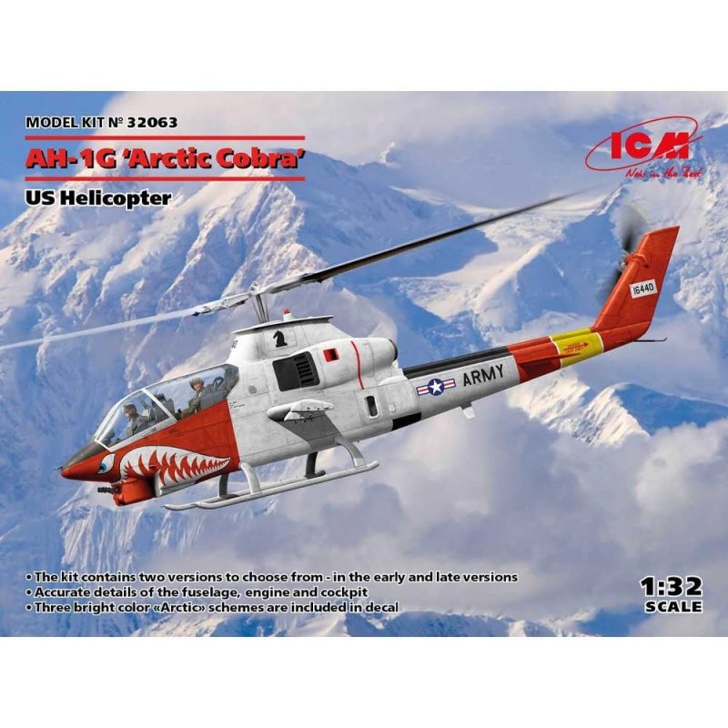 1/32 Bell AH-1G 'Arctic Cobra', US Helicopter ICM 32063