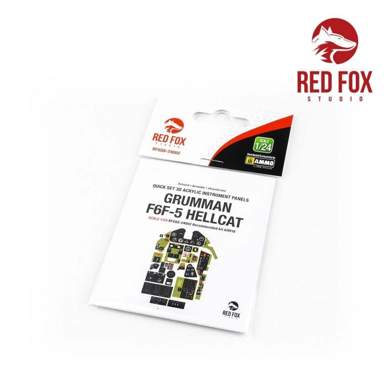 1/24 Grumman F6F-5 Hellcat (for Airfix kit) Red Fox Studio SQS-24002