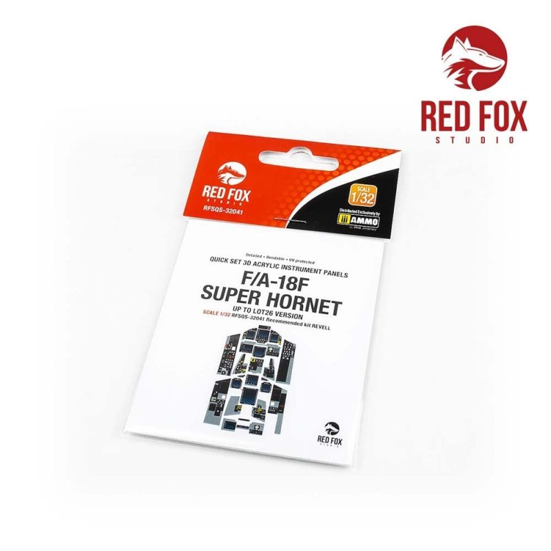1/32 F/A-18F Super Hornet (up to LOT26) (for Revell kit) Red Fox Studio SQS-32041
