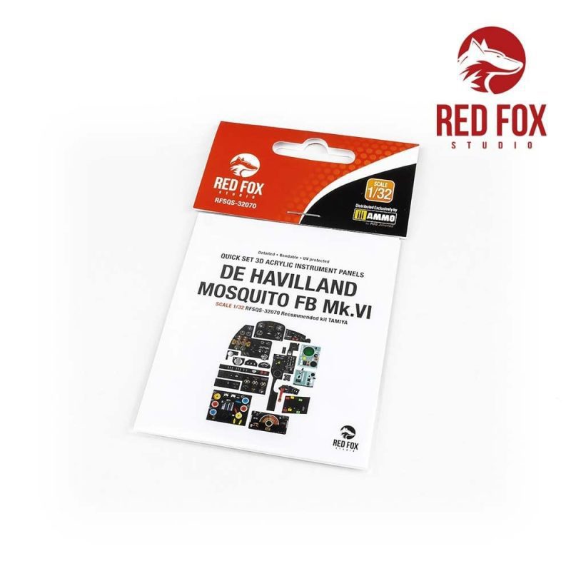 1/32 De Havilland Mosquito FB Mk.VI (for Tamiya kit) Red Fox Studio SQS-32070
