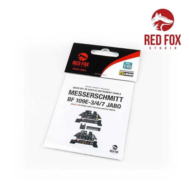 1/48 Messerschmitt Bf 109E-3/4/7 JABO (for Tamiya kit) Red Fox Studio SQS-48031