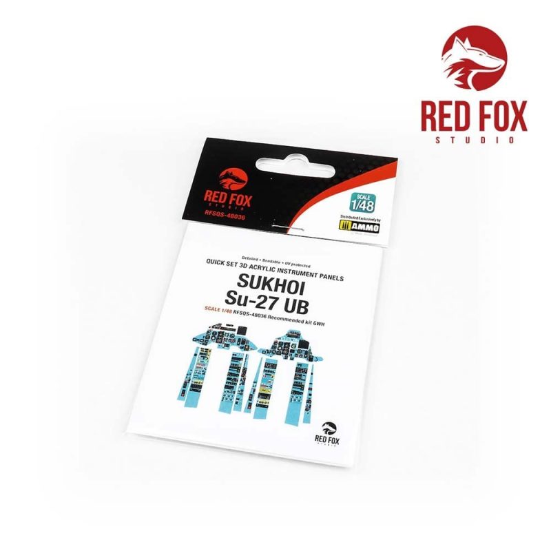 1/48 Su-27UB Flanker C (for GWH kit) Red Fox Studio SQS-48036