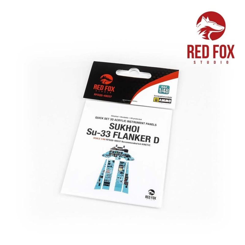 1/48 Su-33 Flanker D (for Kinetic it) Red Fox Studio SQS-48037