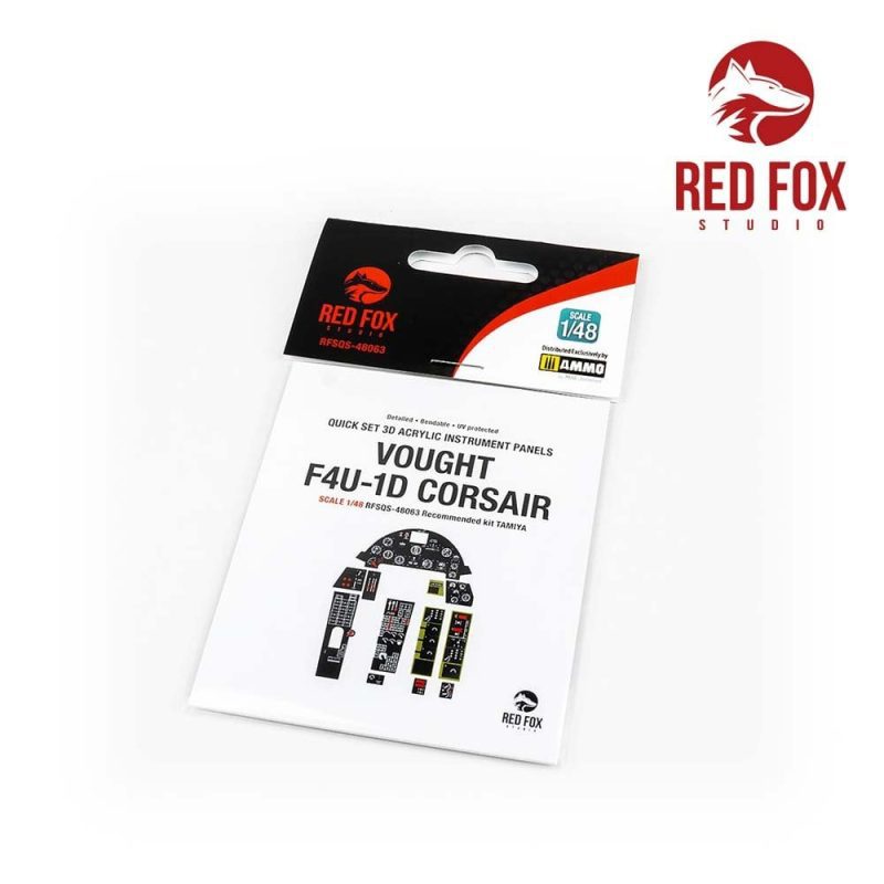 1/48 Vought F4U-1D Corsair (for Tamiya kit) Red Fox Studio SQS-48063
