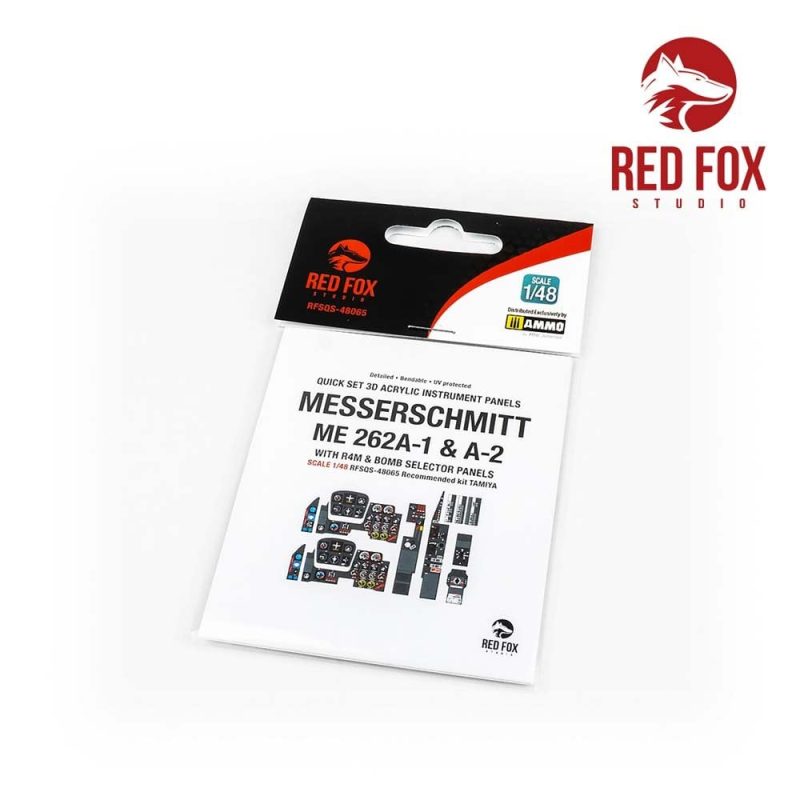 1/48 Messerschmitt Me 262A-1/A-2 with R4M & Bomb Selector (for Tamiya kit) Red Fox Studio QS-48065