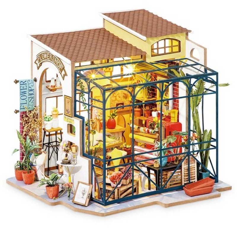 Rolife Emily's Flower Shop Miniature House ROKR DG145