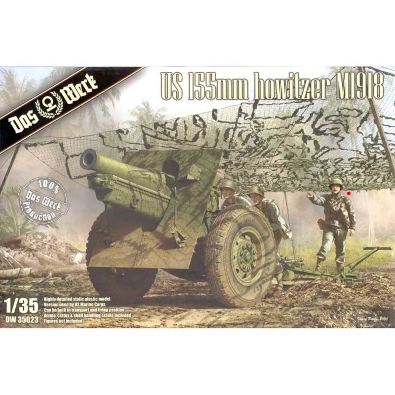 Das Werk US 155mm M1918 Howitzer (1/35) DW35023