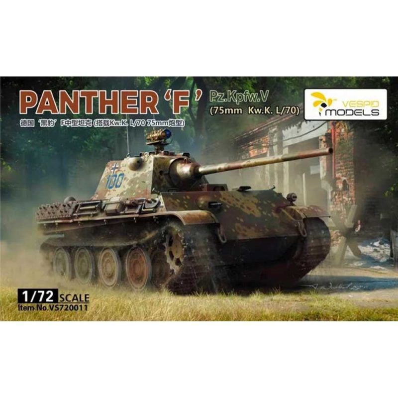 1/72 Pz.Kpfw.V PANTHER 'F' (75mm Kw.K. L/70) Vespid Models VS720011