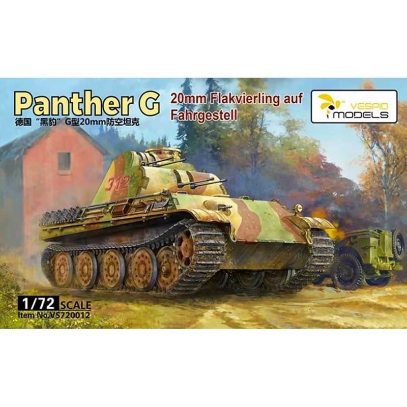 1/72 Panther G 20mm Flakvierling auf Fahrgestell Vespid Models VS720012