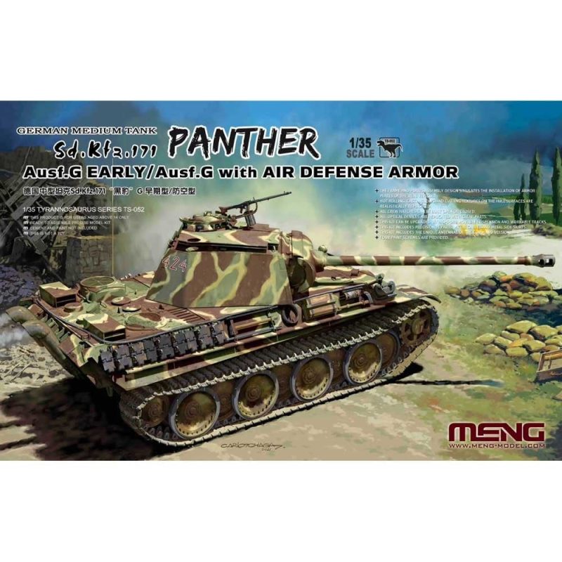 1/35 Sd.Kfz. Panther Ausf G w/ A.D. Armour Meng Model TS-052