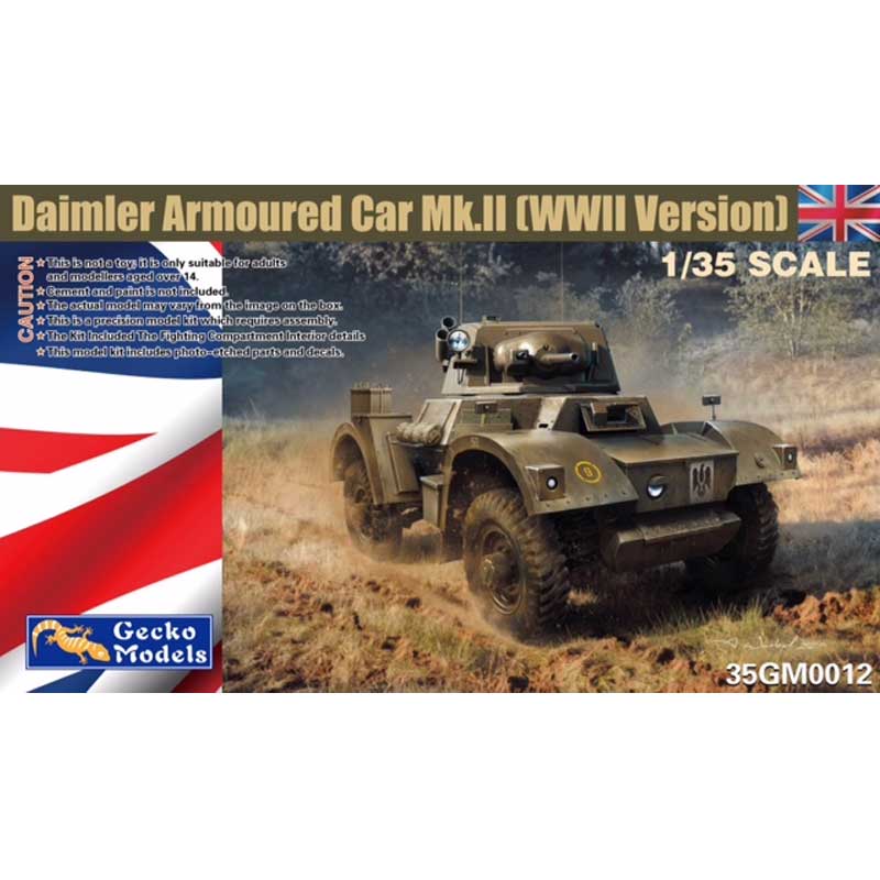 1/35 British Army Daimler Armoured Car Mk.II (WW II Version) Gecko Models 35GM0012