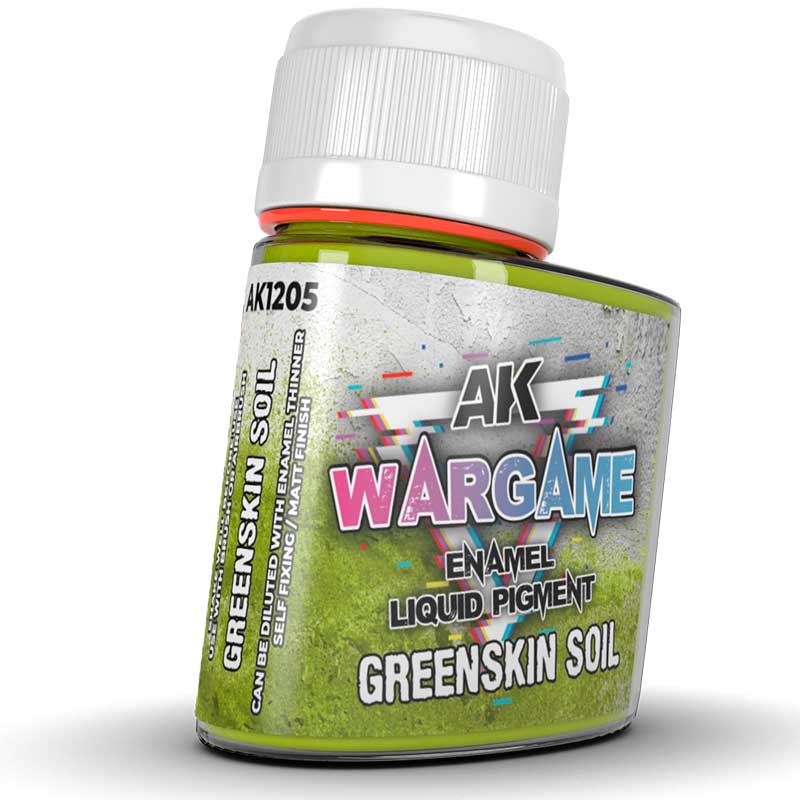 AK Interactive Greenskin Soil WarGame Enamel Liquid Pigment (35ml) AK-1205