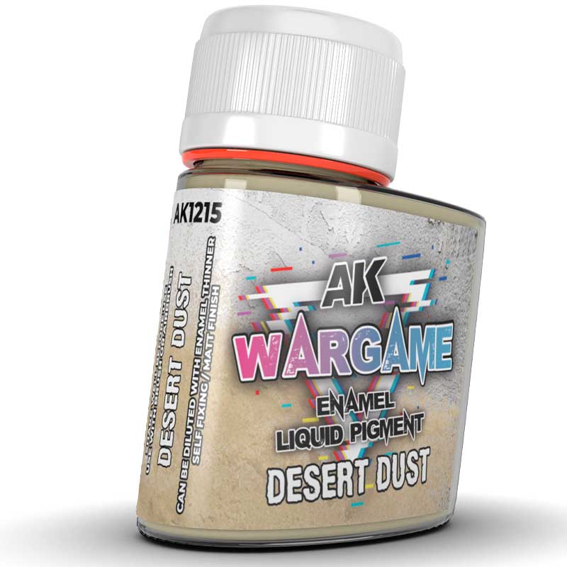 AK Interactive Desrt Dust WarGame Enamel Liquid Pigment (35ml) AK-1215