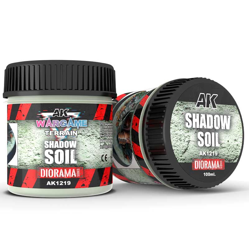 AK Interactive Shadow Soil WarGame Terrain (100ml) AK-1219