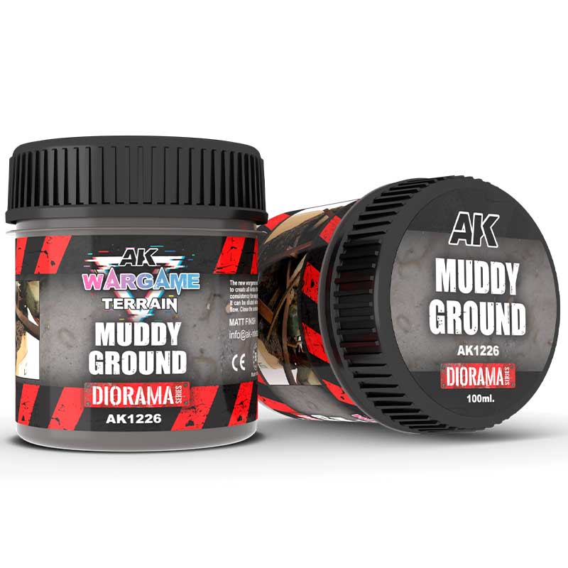 AK Interactive Muddy Ground WarGame Terrain (100ml) AK-1226