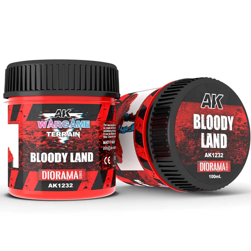 AK Interactive Bloody Land WarGame Terrain (100ml) AK-1232