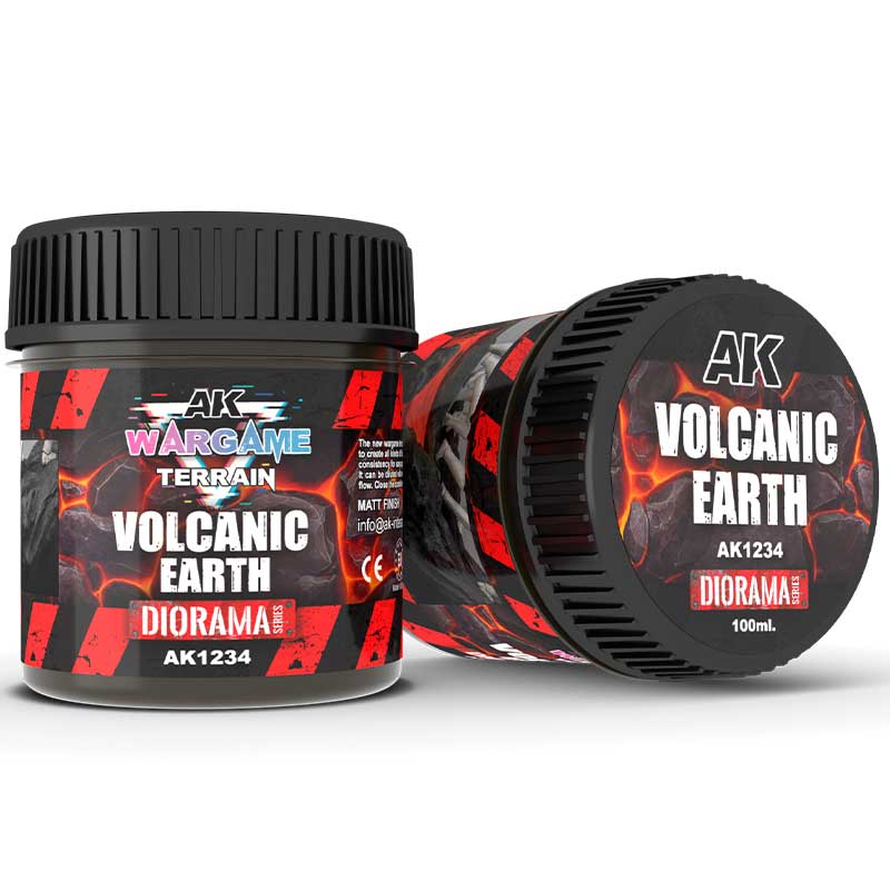 AK Interactive Volcanic Earth WarGame Terrain (100ml) AK-1234