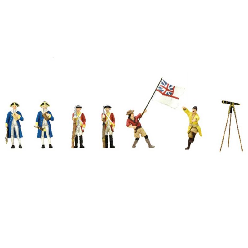 1/65 Set of 14 Metal Figurines with Accessories for HMS Endeavour AL22520F Artesania Latina