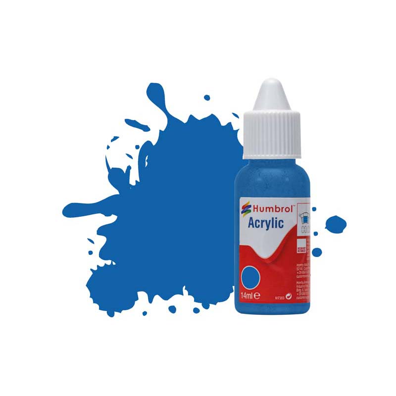 Humbrol Acrylic No 52 Baltic Blue Metallic (14ml) DB0052