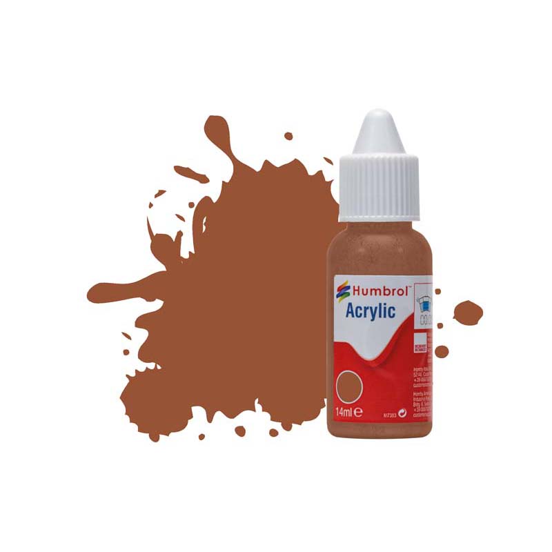 Humbrol Acrylic No 70 Brick Red Matt (14ml) DB0070