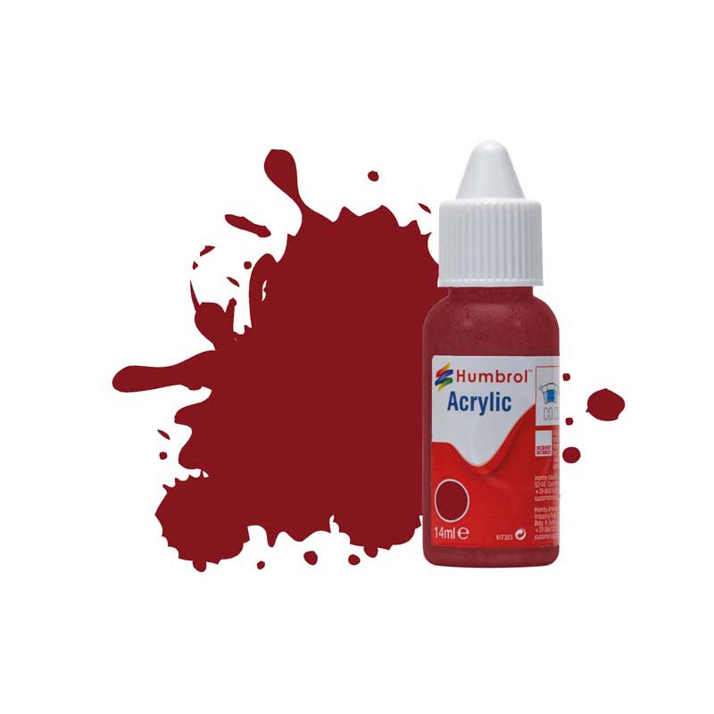 Humbrol Acrylic No 133 Brown Satin (14ml) DB0133